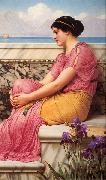 John William Godward Absence Makes the Heart Grow Fonder oil painting reproduction